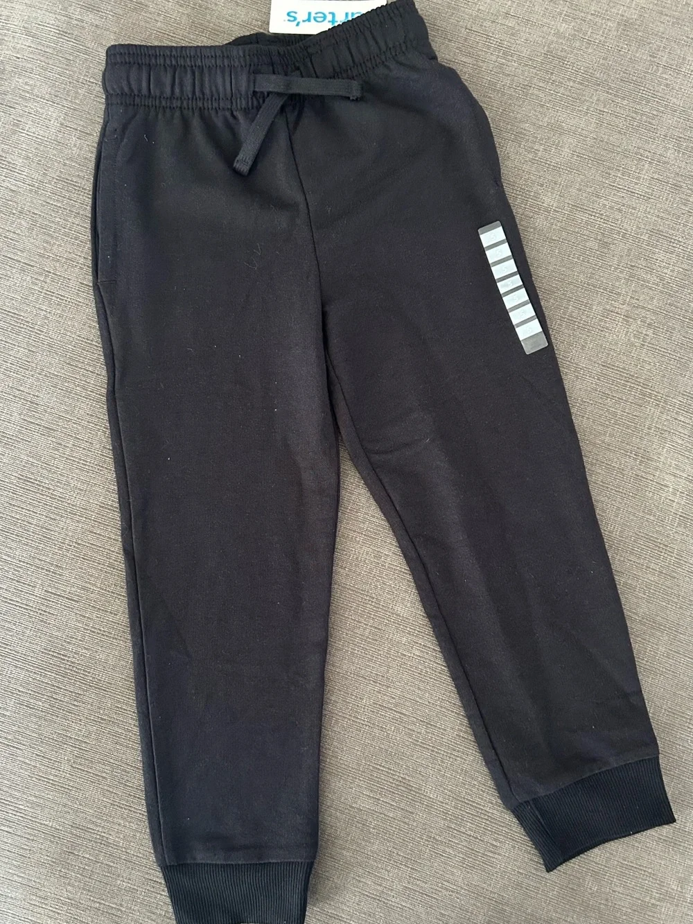 Carters Black Sweatpants toddler boy 5T NWT
